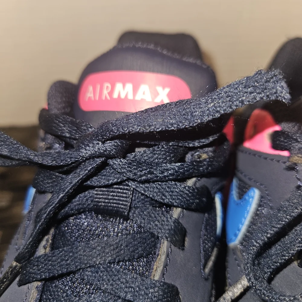 Nike Kids Dark Blue Sneakers with Pink and Blue Accents